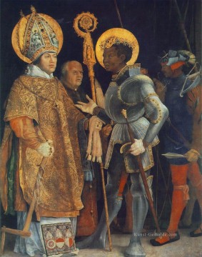 renaissance Ölbilder verkaufen - Treffen der St Erasm und St Maurice Renaissance Matthias Grunewald